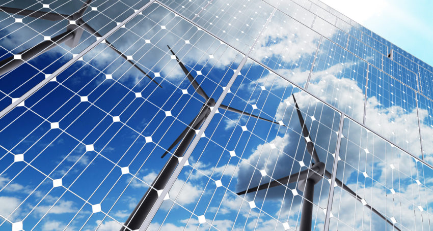 green energy background