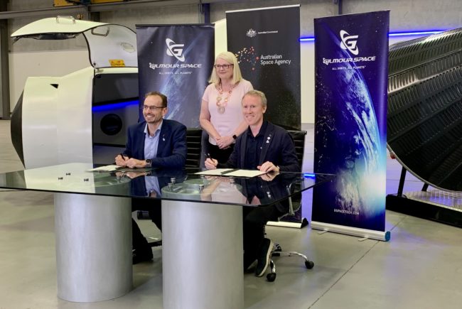 Gilmour Space signing ceremony1