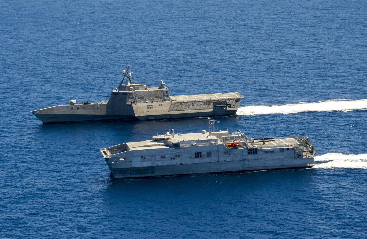 USS Coronado-USNS Millinocket_0