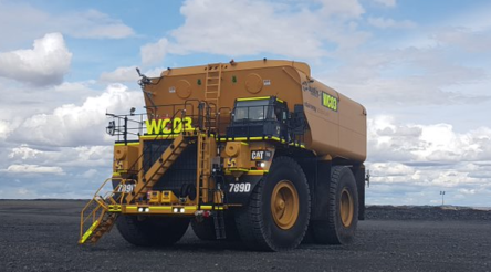 Image for Massive water truck takes to the road