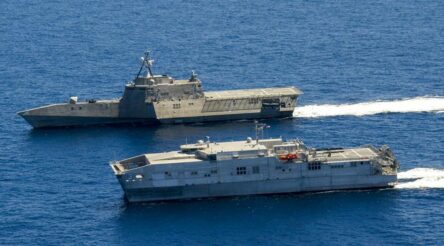 Image for Austal heads for rough waters in naval market