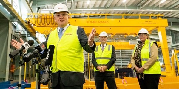 Morrison visits shipyard as frigate prototyping begins | Australian  Manufacturing Forum