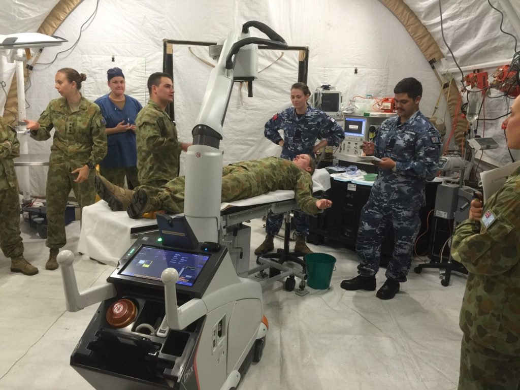 Micro-X's lightweight, ruggedised x-ray machine for field hospital deployment has won the Land Forces 2021 National Innovation Award.