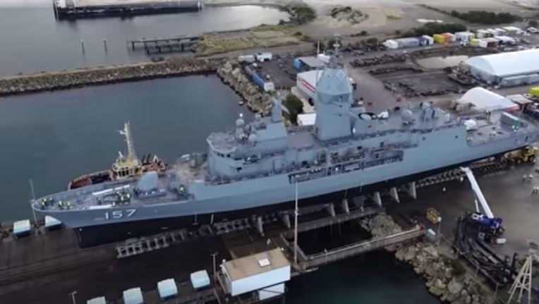 HMAS Perth back after upgrades - video