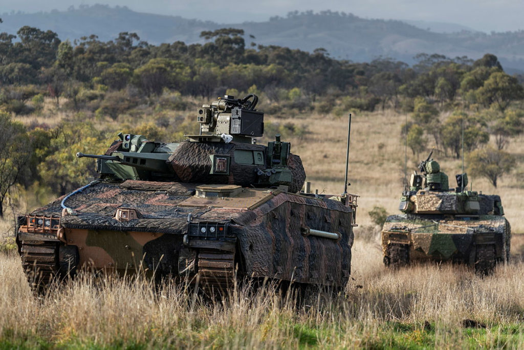 Infantry fighting vehicle contenders face off at Puckapunyal - video