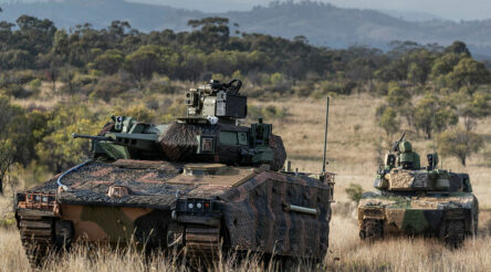 Image for Infantry fighting vehicle contenders face off at Puckapunyal – video