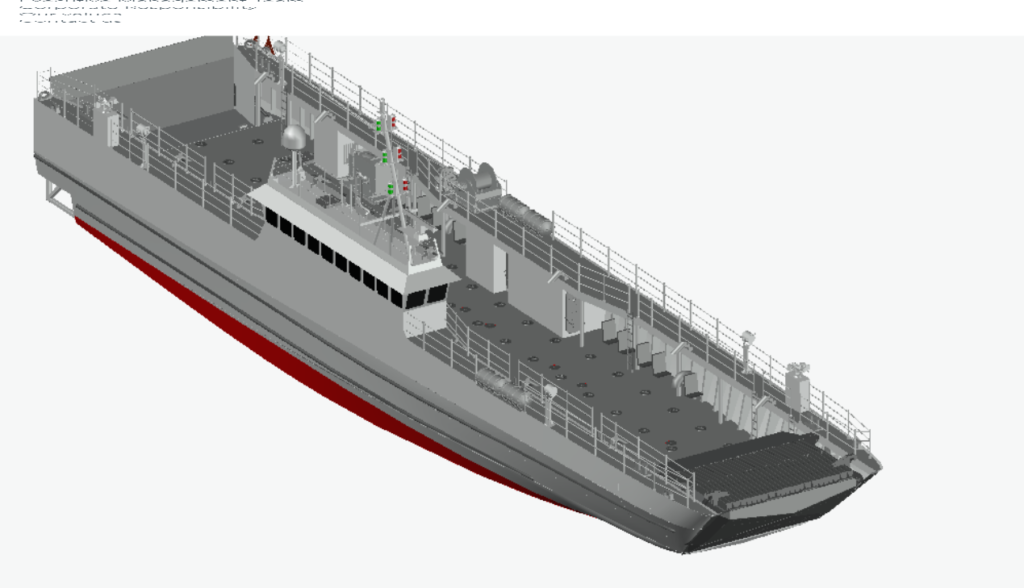 Serco tests amphibious ship design