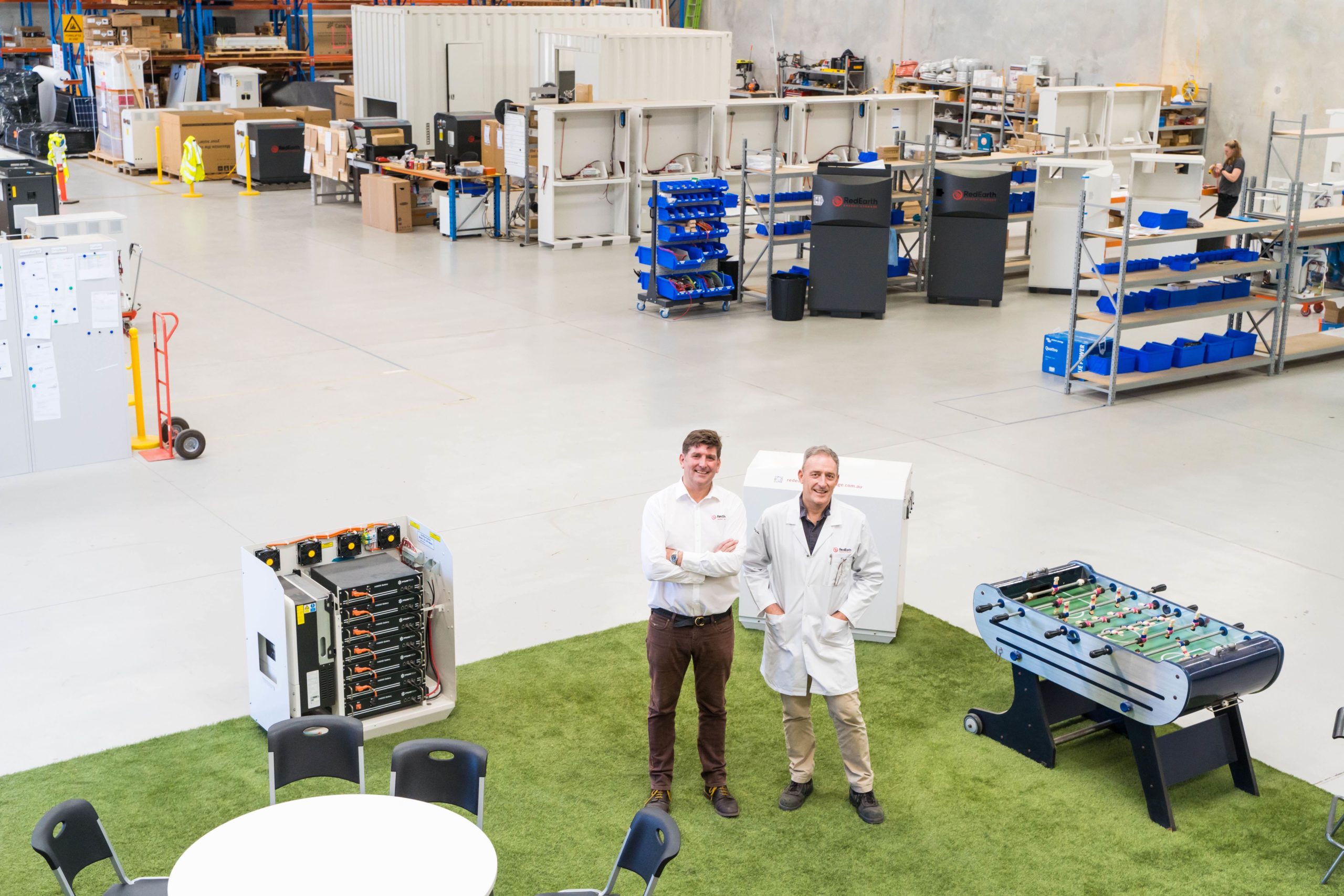 Charles Walker RedEarth CEO and CO-Founder (L), Chris Winter RedEarth CTO and Co-Founder (R)