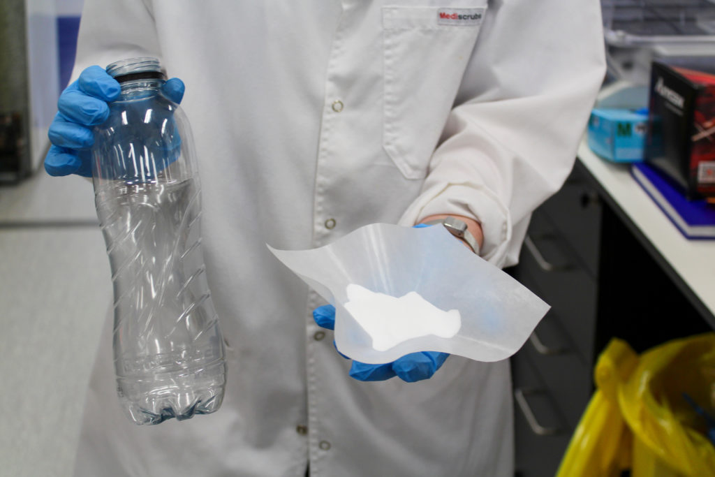 A startup named Samsara was launched on Tuesday to commercialise a new process using enzymes to turn plastic back into reusable building blocks, with Woolworths committing to buy the first 5,000 tonnes of material for packaging.