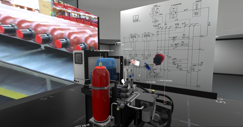 A collaborative project led by hydraulics specialist Hydac Australia has developed a world-first virtual reality product for training maintenance staff, and which will be demonstrated to visitors this week.