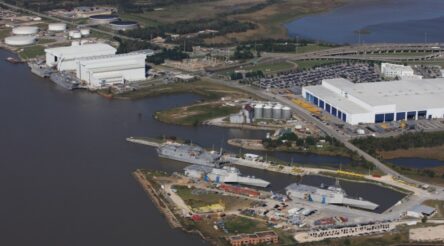 Image for Austal opens US$100 million steel shipbuilding yard