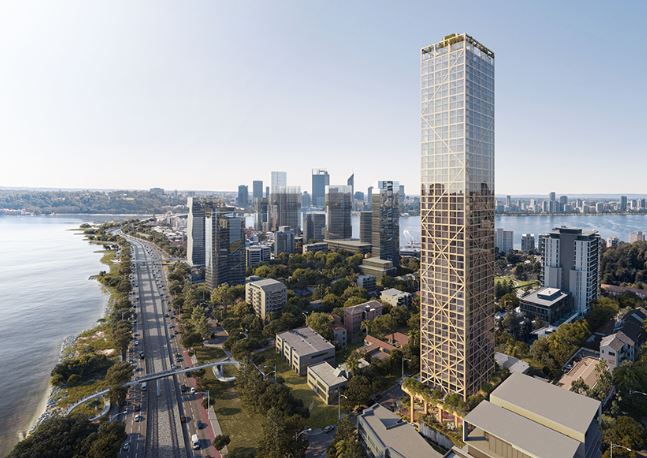 Timber buildings reach for the skies in Perth