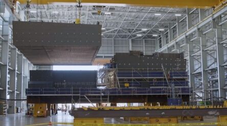 Image for BAE Systems Hunter frigate construction – latest video – Celebrating Australian Made