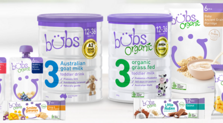 Image for Bubs sends infant formula to the United States