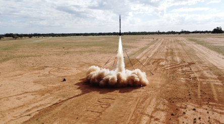 Image for USYD students test launches Bluewren rocket