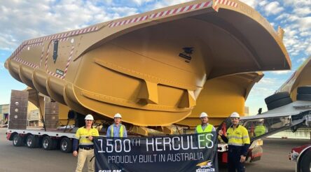 Image for Schlam delivers 1,500th Hercules truck body