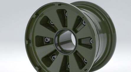 Image for Carbon Revolution demonstrates light weight helicopter wheel