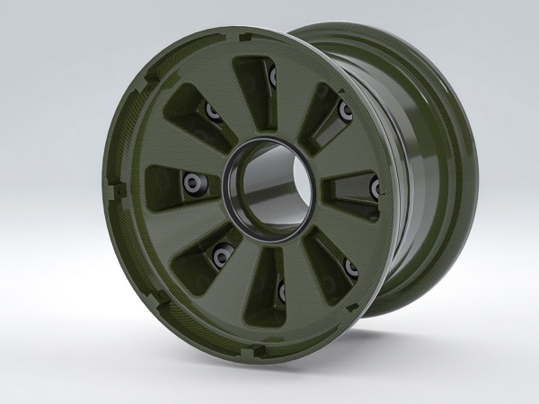 Carbon Revolution demonstrates light weight helicopter wheel