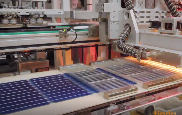 Tindo Solar reveals solar PV manufacturing - video