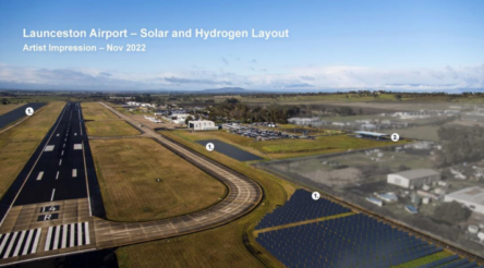 Image for Launceston airport’s green hydrogen project