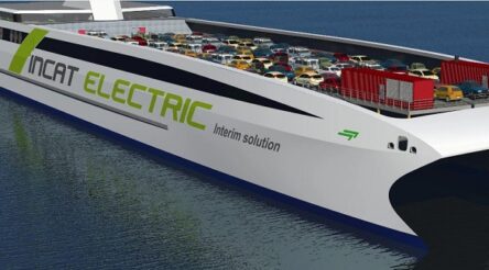 Image for Incat sells first electric passenger and vehicle ferry