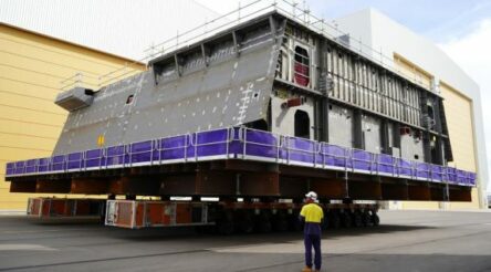 Image for First prototype block rolls out for Hunter class frigates