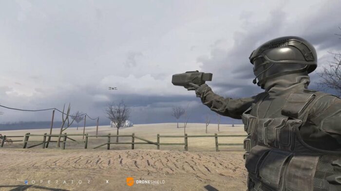 Gun+pointing+at+drone