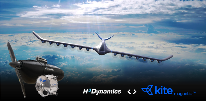 H3 Dynamics and Kite Magnetics Join Forces to Build Most Advanced Hydrogen-Electric Propulsion System for Aviation