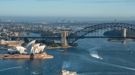 Image for Austal built USS Canberra visits Sydney