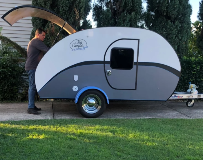 JAG Camper launches retro 'Tear Drop' camper