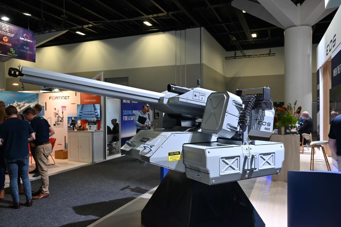 EOS adds 'dazzler' to remote weapon station