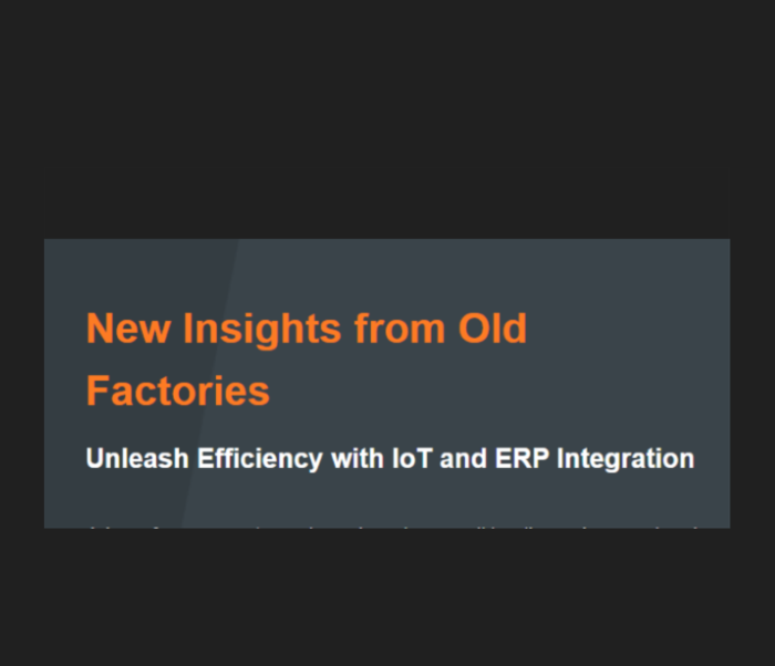 New Insights from Old Factories - webinar launch