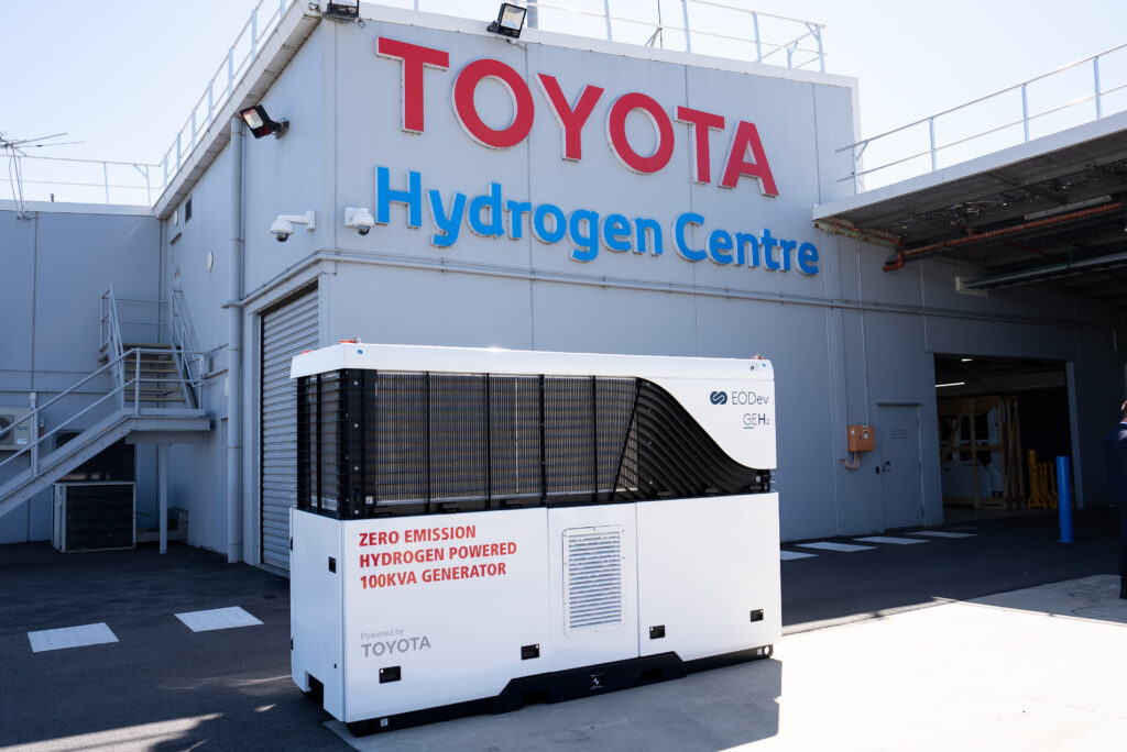 Toyota Australia assembles first hydrogen-powered generator at Altona