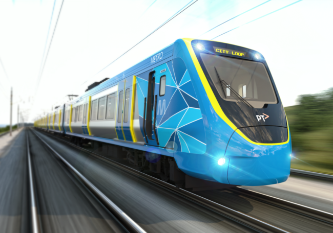 Melbourne_XMU_Train_Exterior