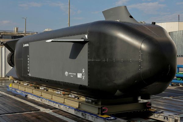 First Ghost Shark unmanned submarine surfaces
