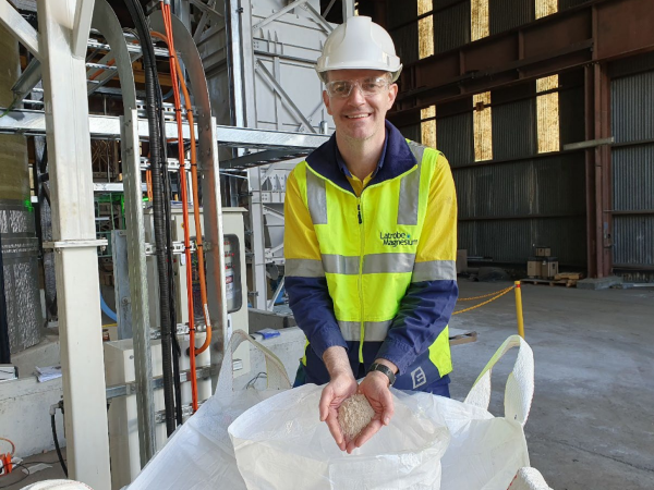 Latrobe Magnesium produces first oxides from fly ash