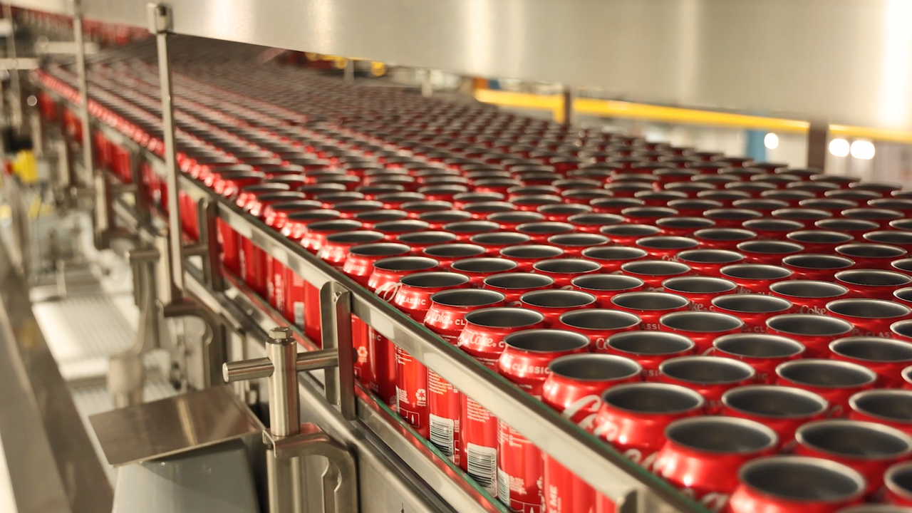 Coca-Cola Can Line