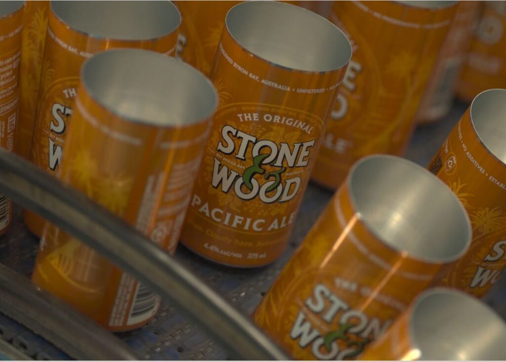 Visy debuts beer cans with 83 per cent recycled content for Stone & Wood