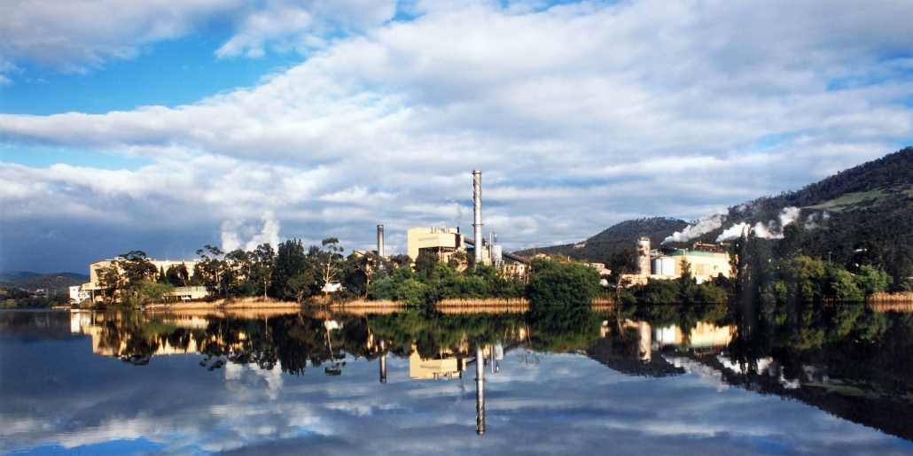 mill from river