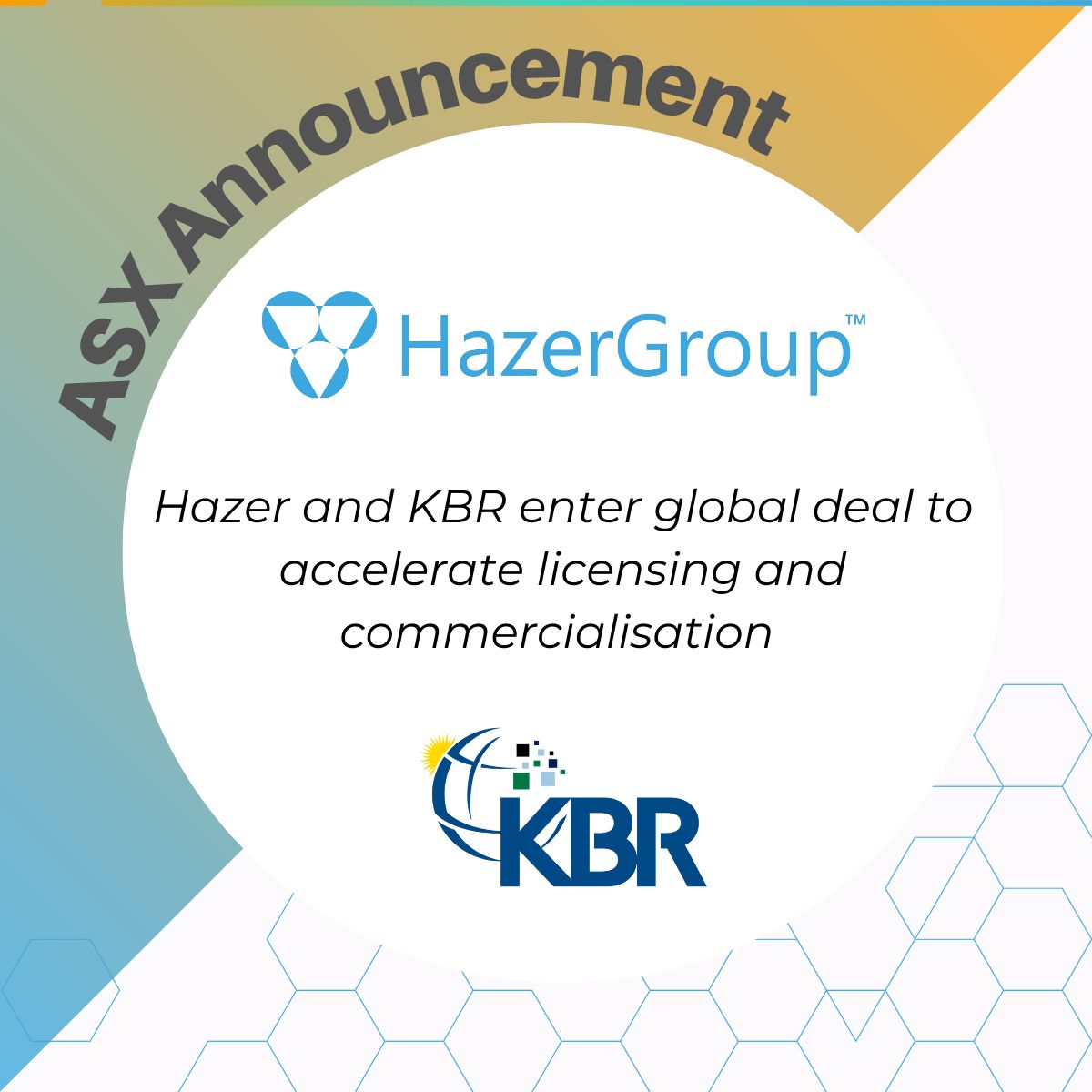 Hazer Group Forms Groundbreaking Partnership with KBR to Revolutionize Global Hydrogen Technology
