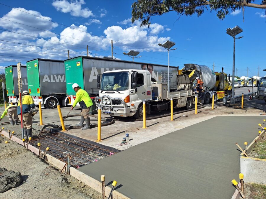 Boral recarbonated concrete trial C
