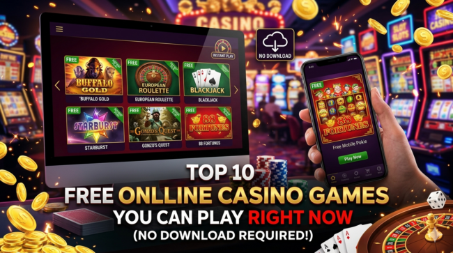 Top 10 Free Online Casino Games You Can Play Right Now Top 10 Free Online Casino Games You Can Play Right Now