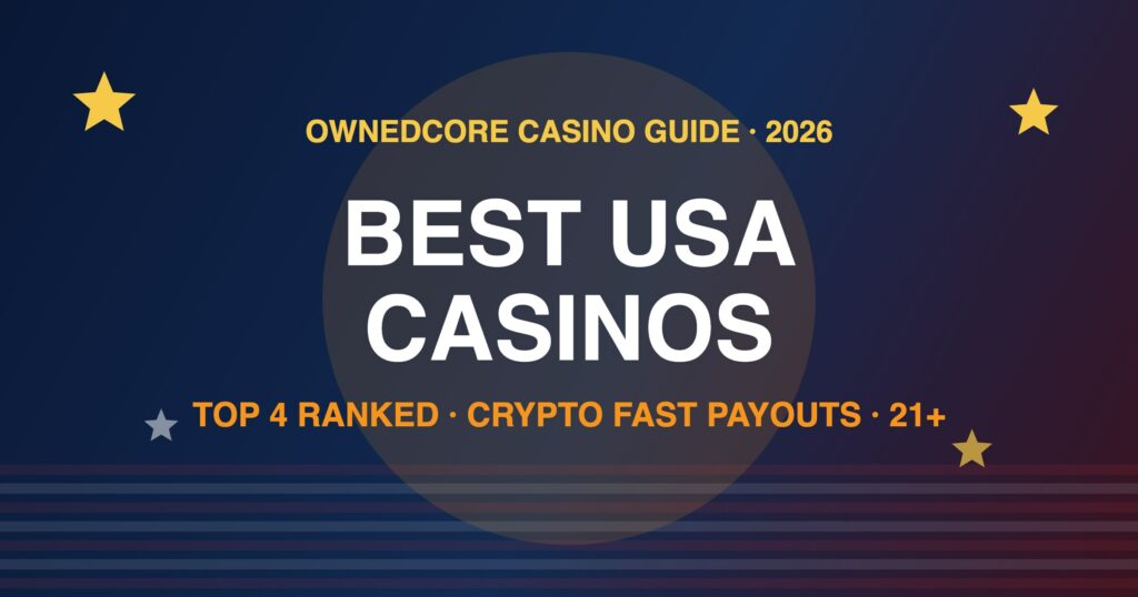 Discover the best USA online casinos for 2026. Compare top-rated US casino sites, crypto payments, fast payouts and exclusive welcome bonuses. 21+ only.